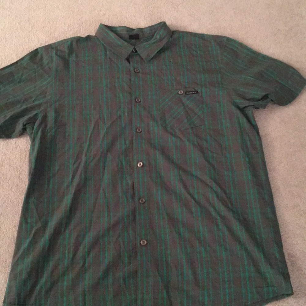 Oakley Short Sleeve Button Down Shirt